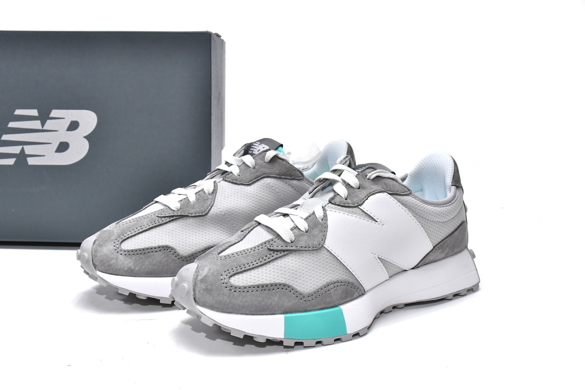 Replica New Balance Shoe MS327RJ1 New Balance Niko x 327 Grey Blue