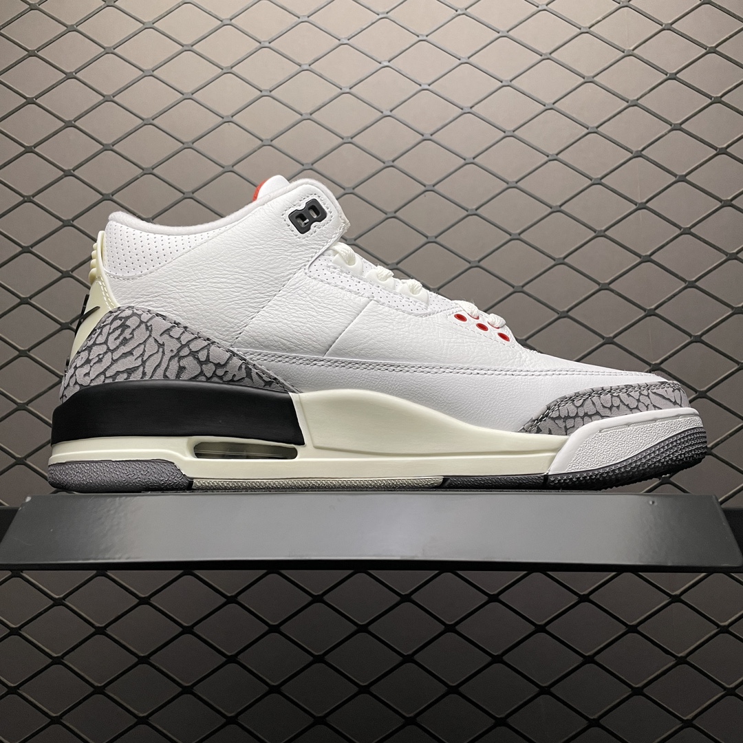 Replica Air Jordan Shoe Air Jordan 3 White Cement DN3707-100 Size 36-47.5