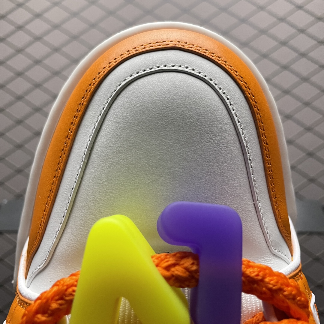 Replica Louis Vuitton Shoe Louis Vuitton LV Trainer Maxi 4-5cm SIZE 35-45 Orange