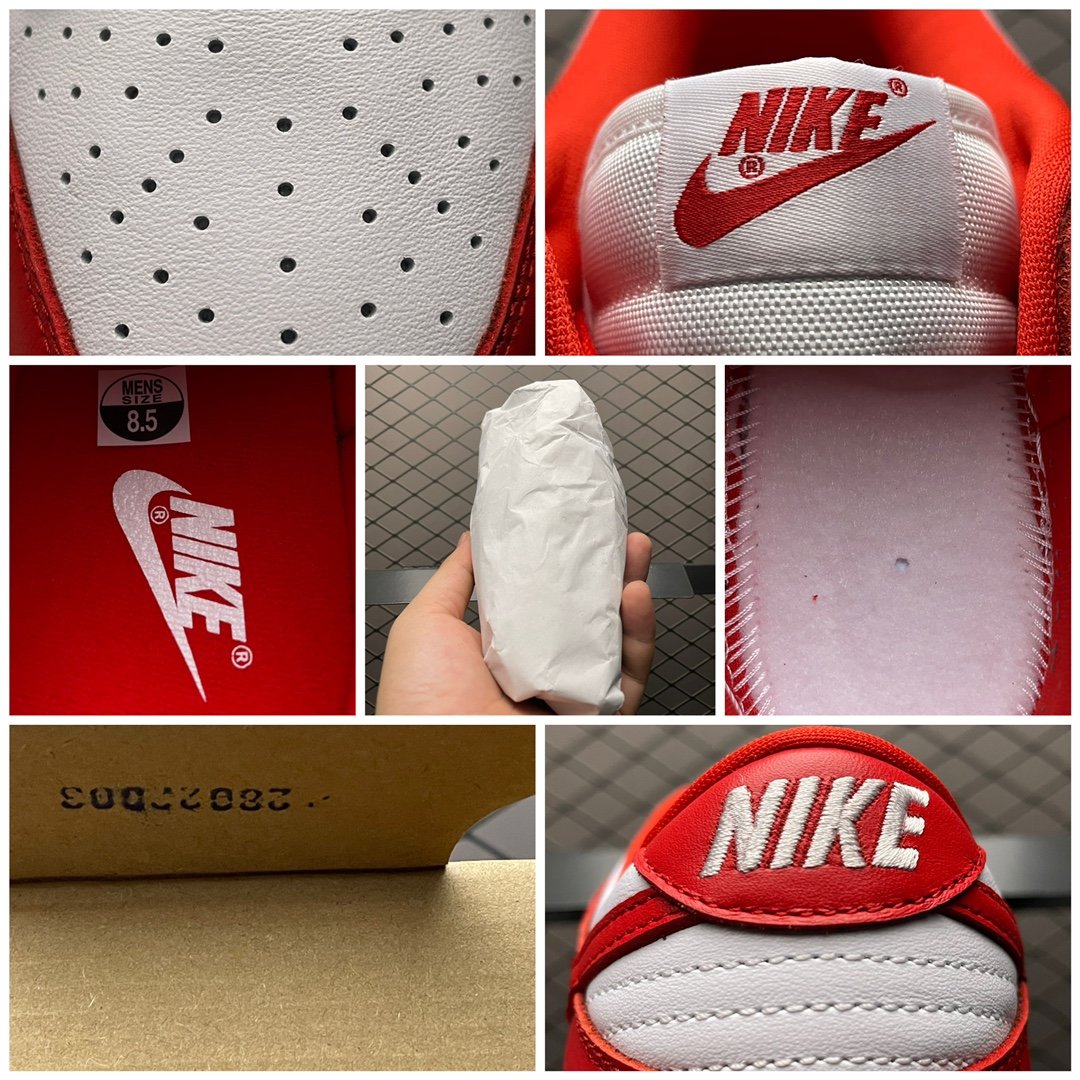 Replica Nike Dunk SB Shoe Nike Dunk Low University Red CU1727-100 Size 36-46
