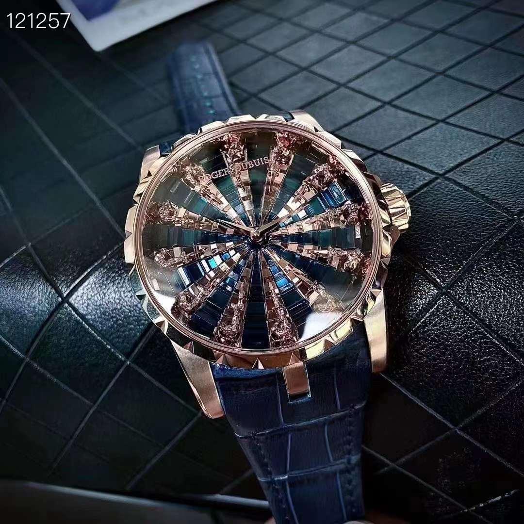 Replica Roger Dubuis 904l Stainless Steel Automatic Machine Watch 46MM