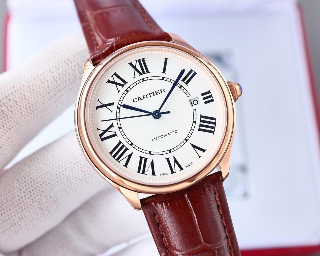 Replica Cartier 904l Stainless Steel Quartz Watch 40MM