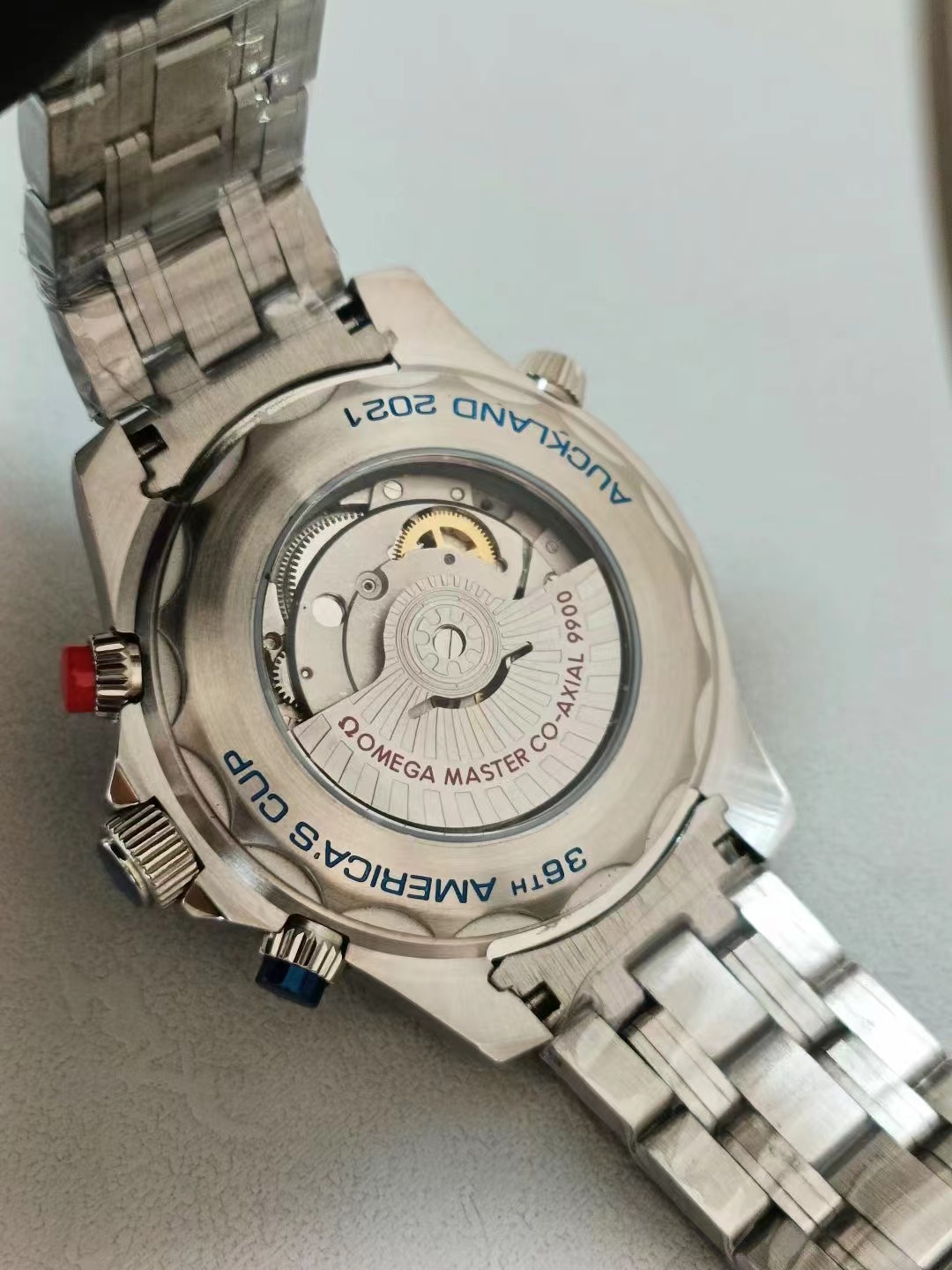 Replica Omega 904l Stainless Steel Automatic Machine Watch 44MM