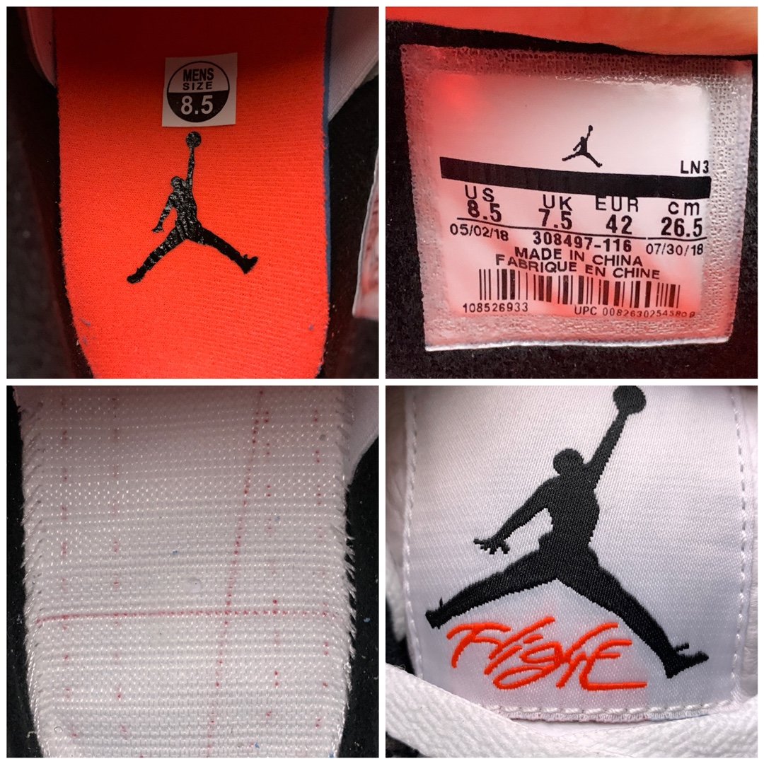 Replica Air Jordan Shoe Air Jordan AJ4 Pale Citron AJ4 308487-116 40-47.5