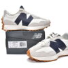 Replica New Balance Shoe WS327KB New Balance 327 Grey Navy