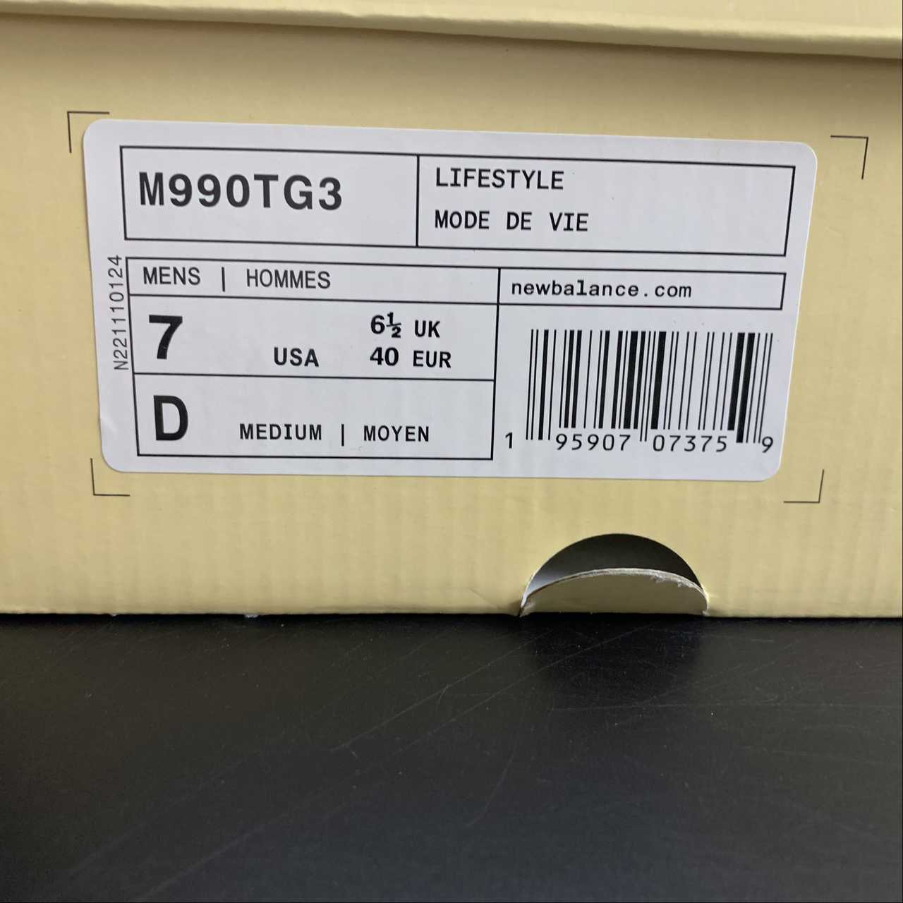 Replica New Balance Shoe New Balance NB990 M990TG3  36-45