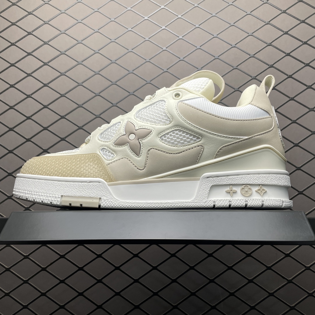 Replica Louis Vuitton Shoe Louis Vuitton LV Trainer Size 35-46 beige