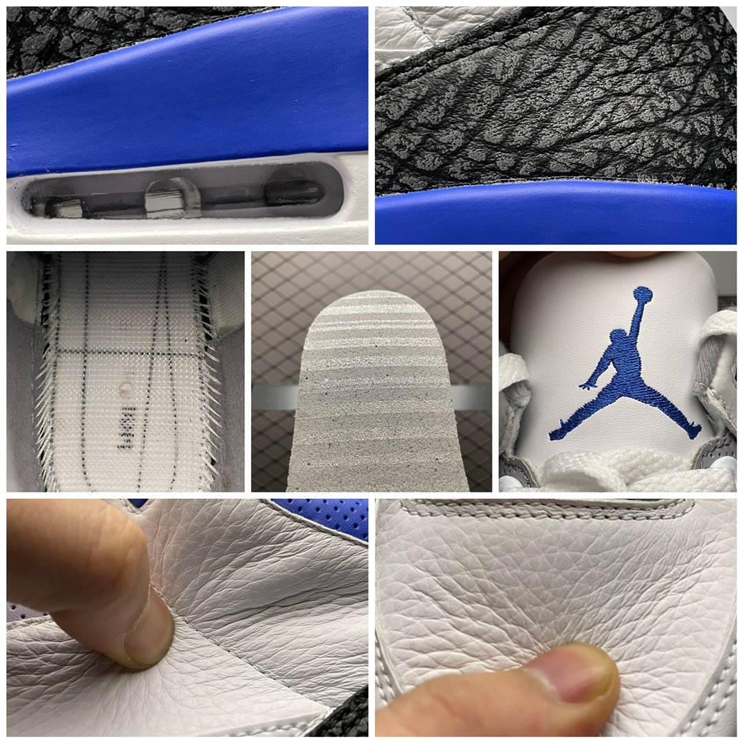 Replica Air Jordan Shoe Air Jordan 3 Racer Blue AJ3 CT8532-145 40-47