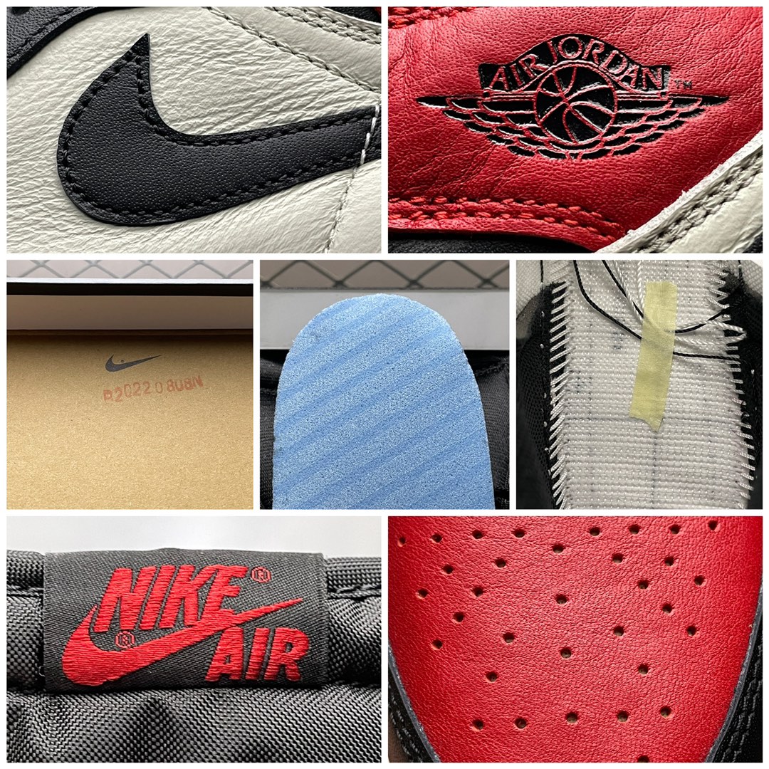 Replica Air Jordan Shoe Jordan 1 Bred Toe AJ1 555088-610 575441
