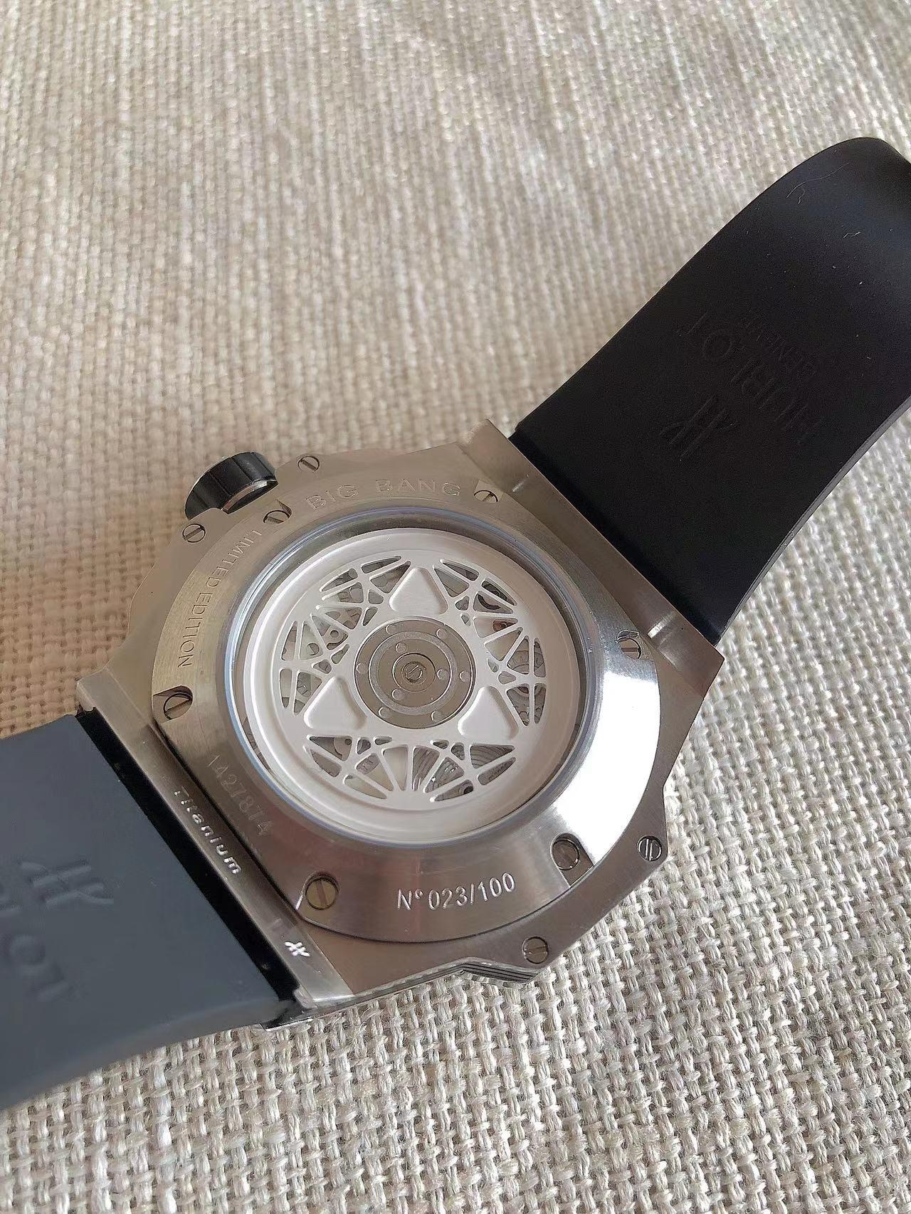 Replica Hublot 904l Stainless Steel Quartzl Watch 45MM