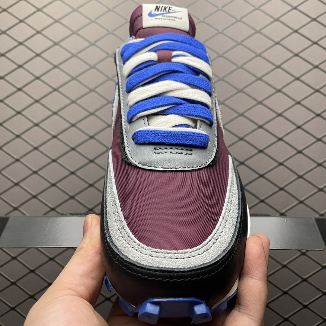 Replica Nike Shoe Undercover x Sacai x Nike LD Waffle Night Maroon Team RoyalDJ487