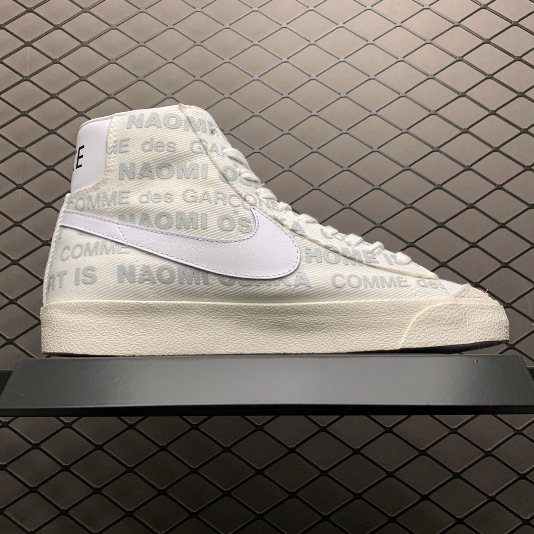 Replica Nike Shoe CDG x Nike Blazer Mid DA5383-100 Size 36-44