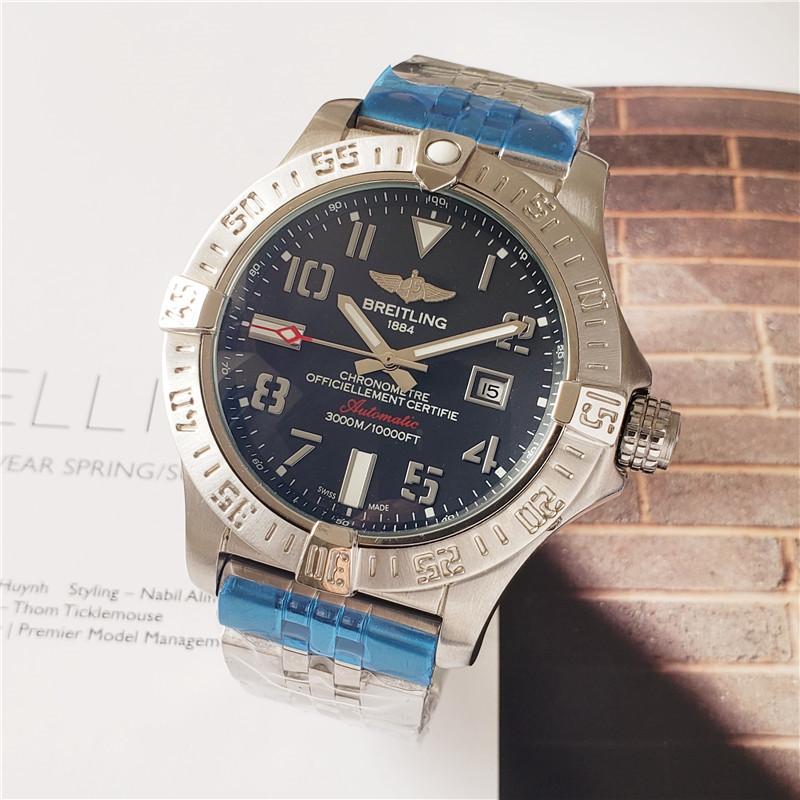 Replica BREITLING 904l Stainless Steel Automatic Machine Watch 46MM