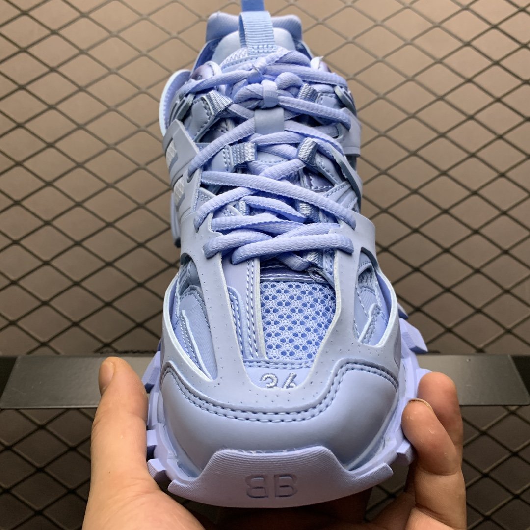 Replica Balenciaga Shoe Balenciaga Track LED Lights Blue 36-45