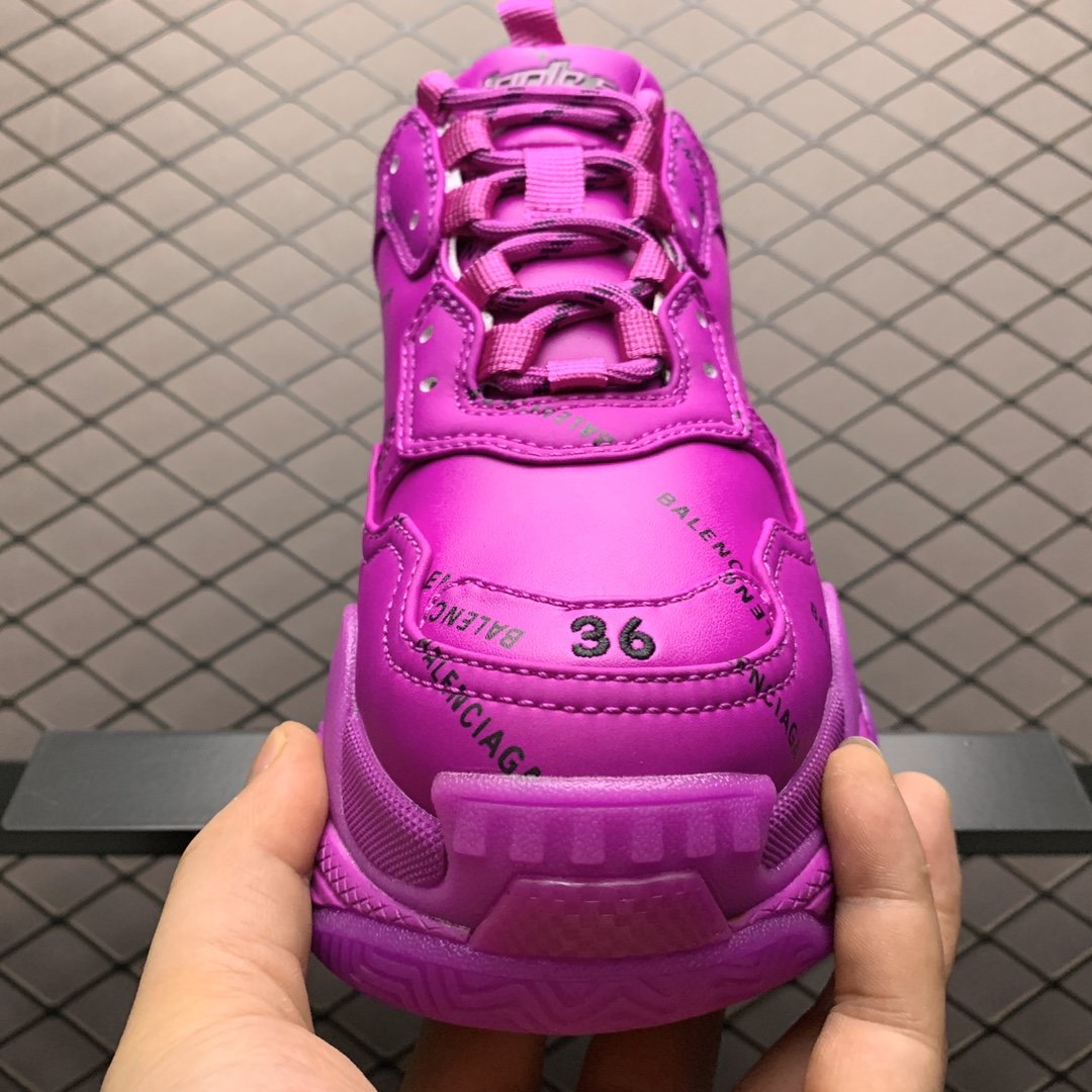 Replica Balenciaga Shoe Balenciaga Triple S Purple 35-45