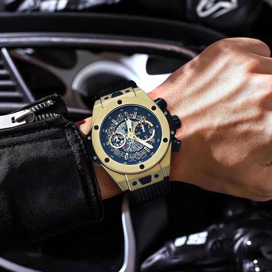 Replica Hublot 904l Stainless Steel Quartzl Watch 42MM