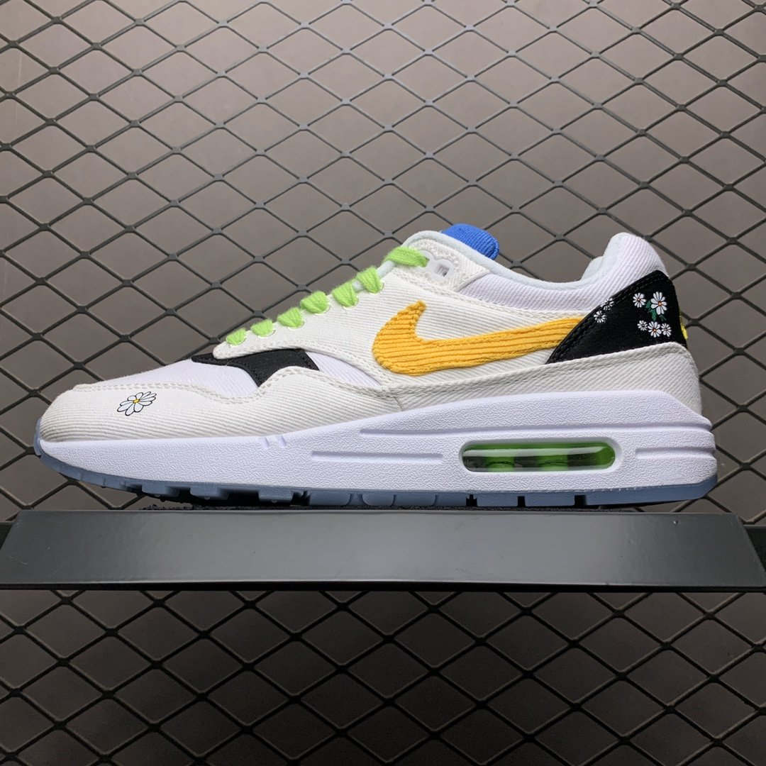 Replica Nike Air Max Shoe Nike Air Max 1 Daisy Pack CW6031-100 36-46