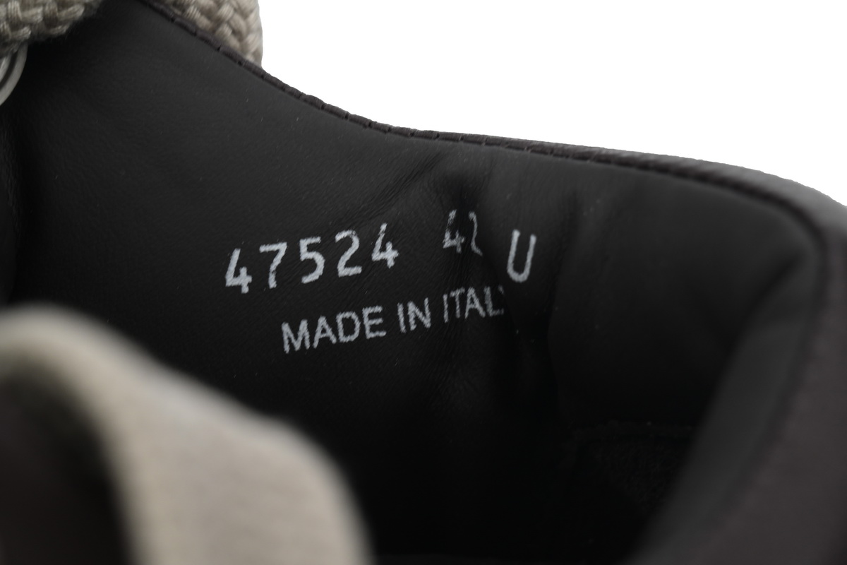 Replica Rick Owens Shoe Rick Owens Luxor Jumbo Padded Low ‘Black Milk’
