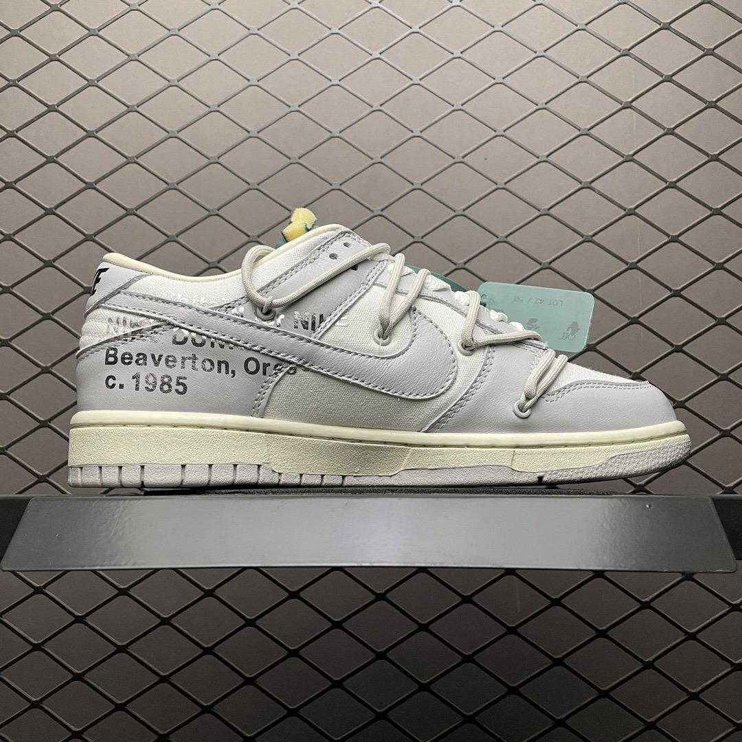 Replica OFF White Shoe Off-White x Nike Dunk OW The 50 NO.42 DM1602-117 size 36-45