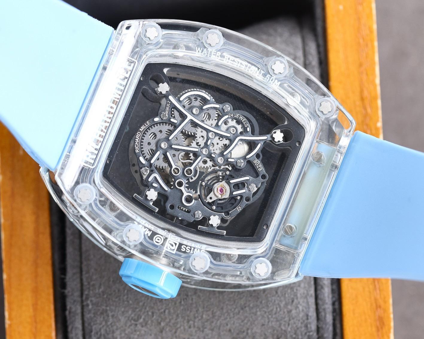 Replica Richard Mille Transparent Shell Automatic Machine Watch 42MM