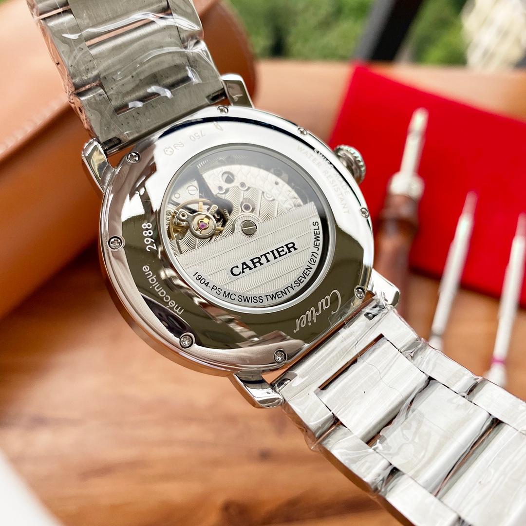 Replica Cartier Ronde 904l Stainless Steel Automatic Mechanical Watch 40mm