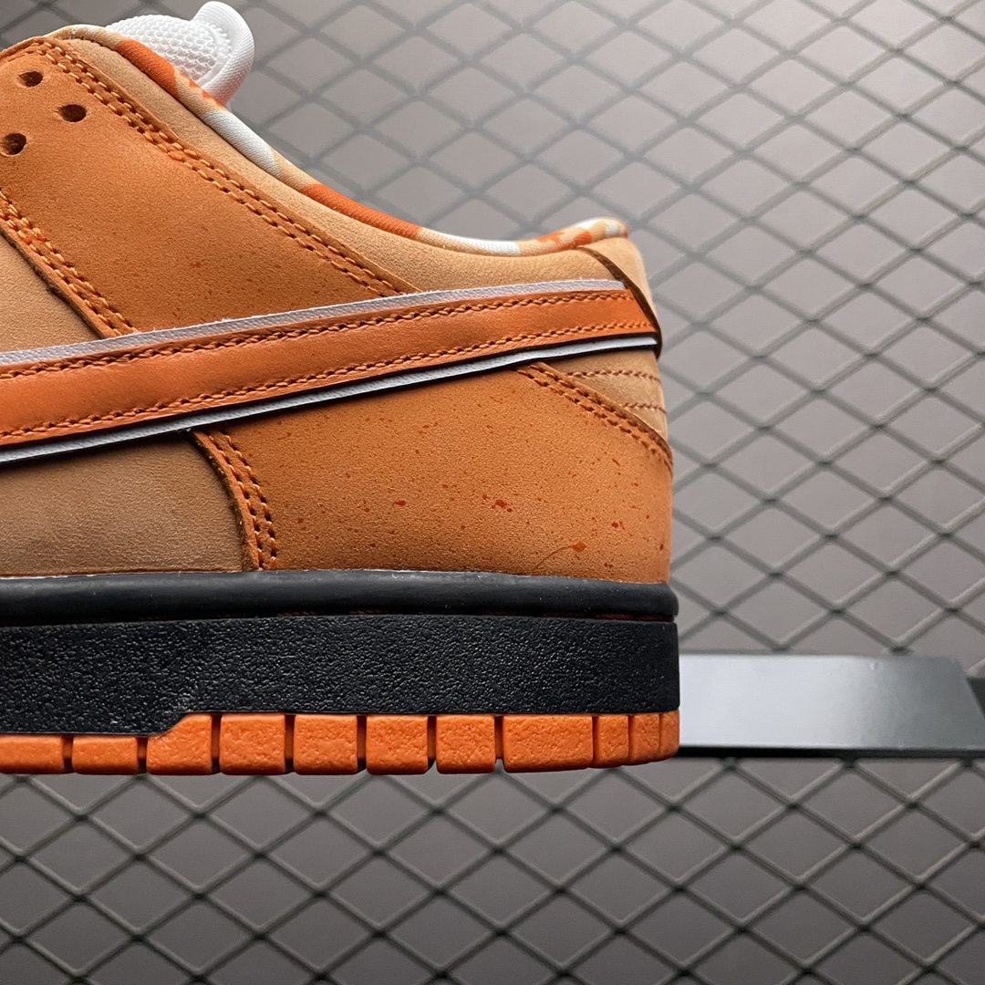 Replica Nike Dunk SB Shoe Concepts x Nike Dunk Low Orange Labster  FD8776-800