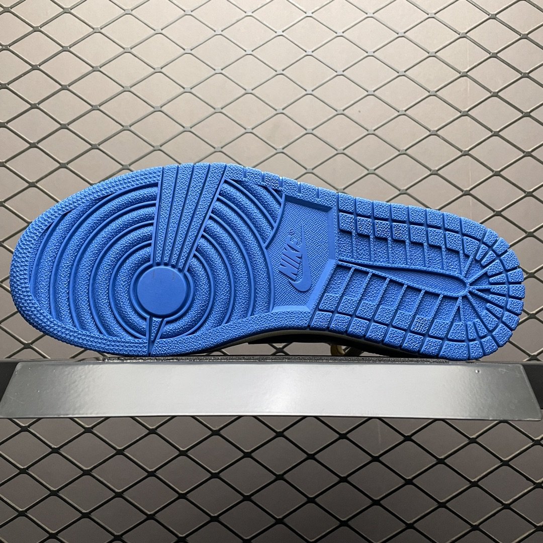 Replica Travis Scott Shoe Fragment x Travis Scott x Air Jordan 1 Military Blue DM7866-14