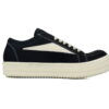 Replica Rick Owens Shoe Rick Owens Suede Vintage ‘Black Milk White