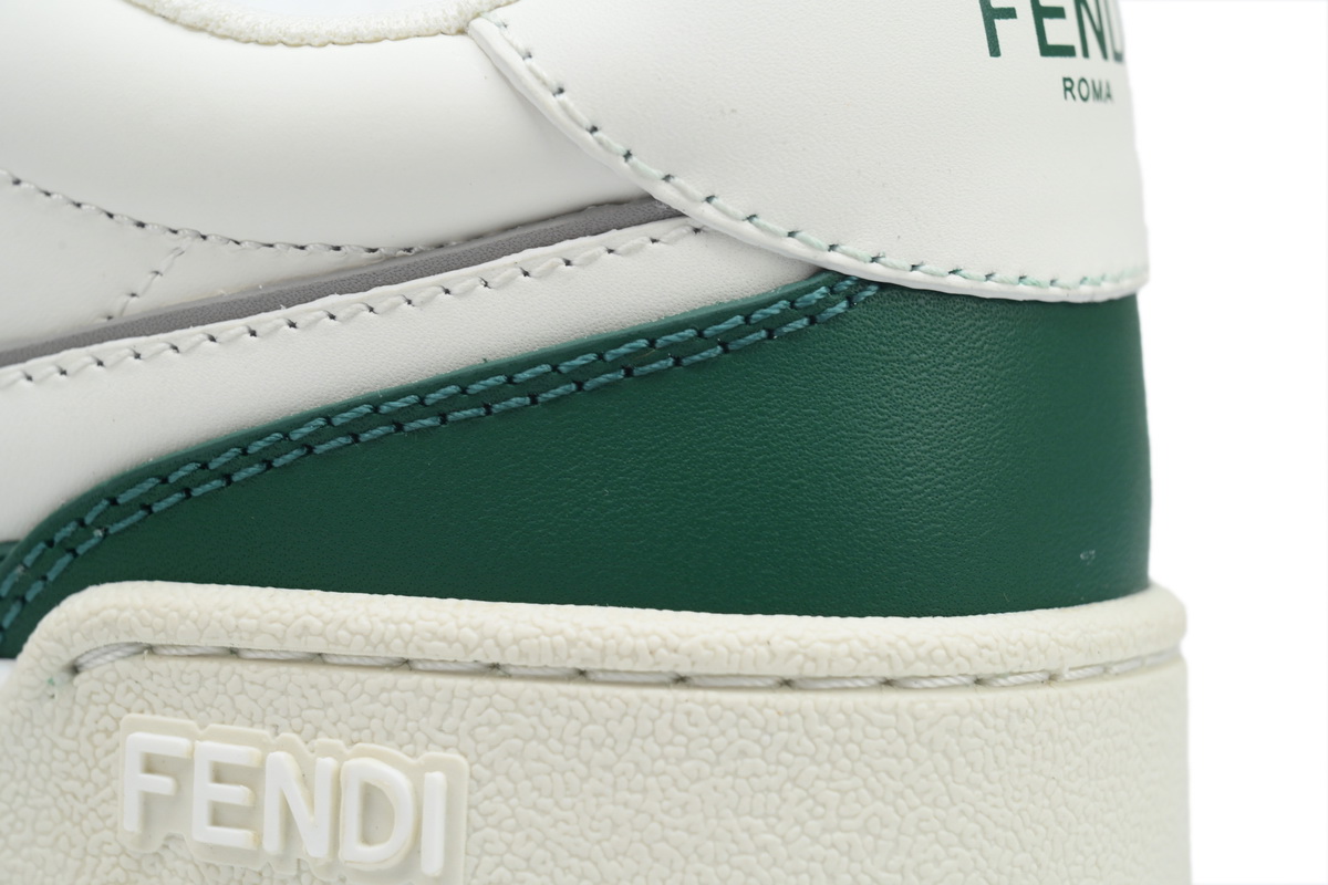 Replica Fendi Shoe Fendi Match White Green