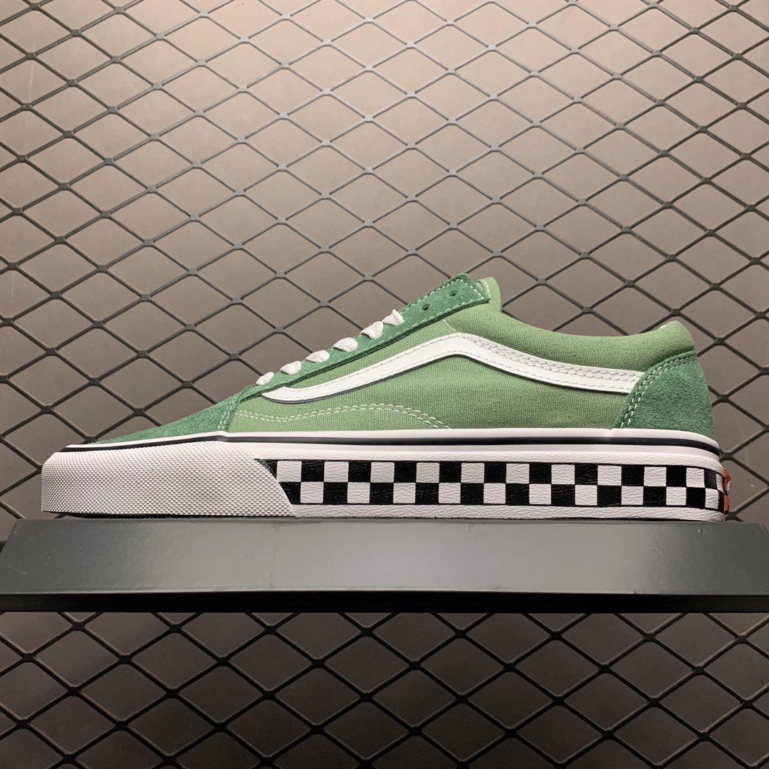 Replica Vans Shoe Vans Old Skool Green 35-44