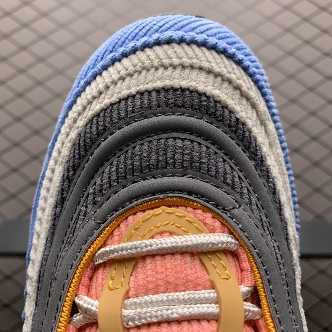 Replica Nike Air Max Shoe Nike Air Max 97 Blue Corduroy 3M CQ7512-462 36-45