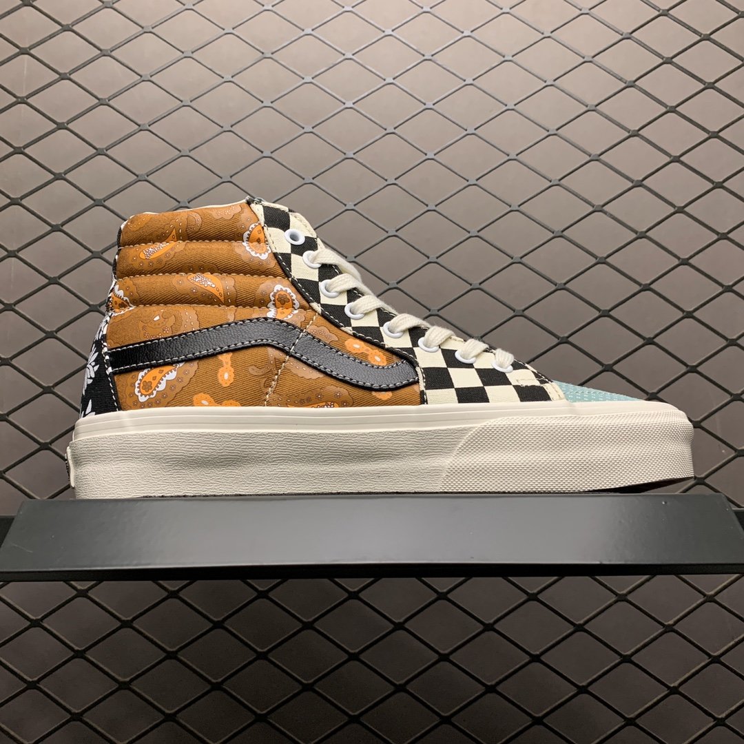 Replica Vans Shoe Vans SK8-HI Orange Size 35-44