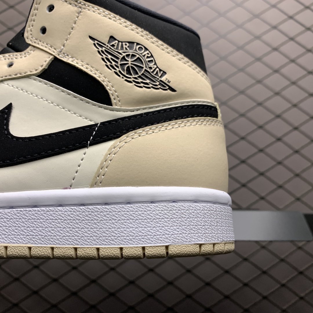 Replica Air Jordan Shoe Air Jordan 1 MidBarely OrangeAJ1 BQ6472-800 36-45