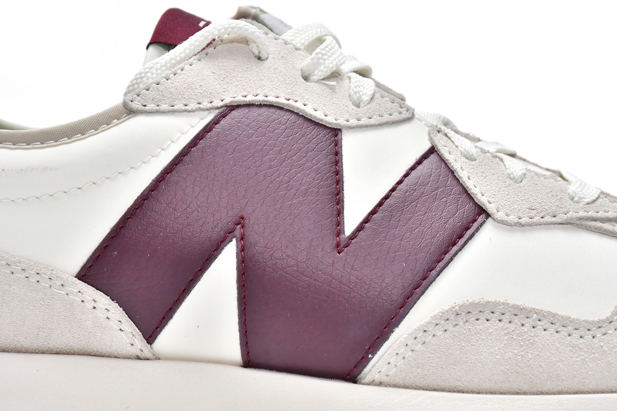 Replica New Balance Shoe WS327KA New Balance 327 White Dark Red