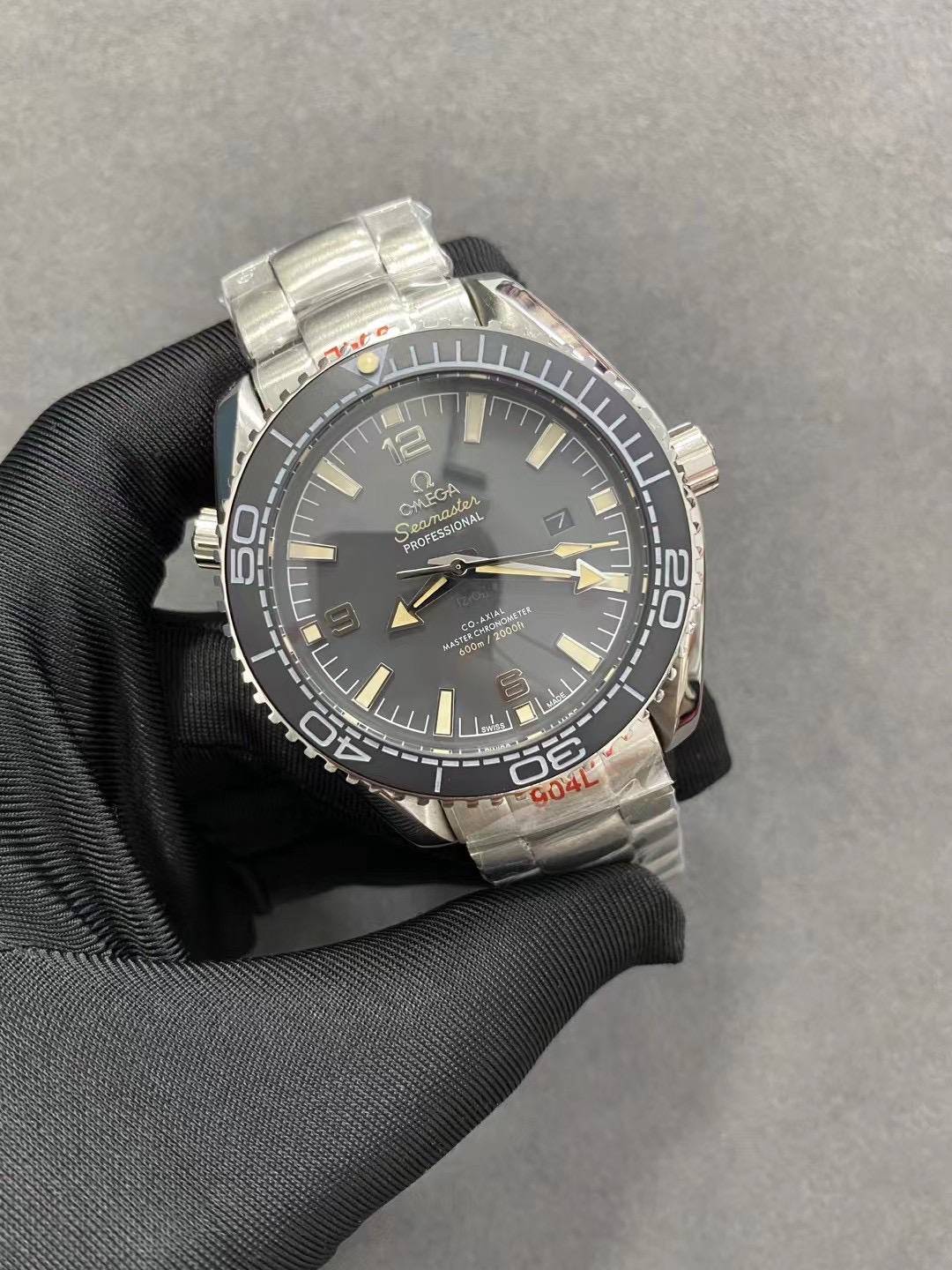 Replica Omega 904l Stainless Steel Automatic Machine Watch 44MM