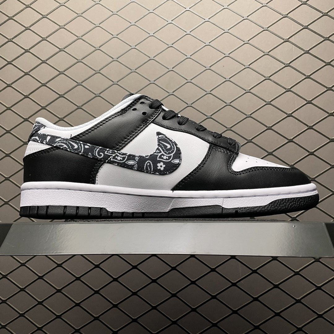 Replica Nike Dunk SB Shoe Nike Dunk Low RetroBlack Paisley   DH_01866