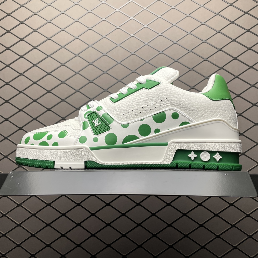 Replica Louis Vuitton Shoe Yayoi Kusama x Louis Vuitton LV Trainer Size 38-46 a