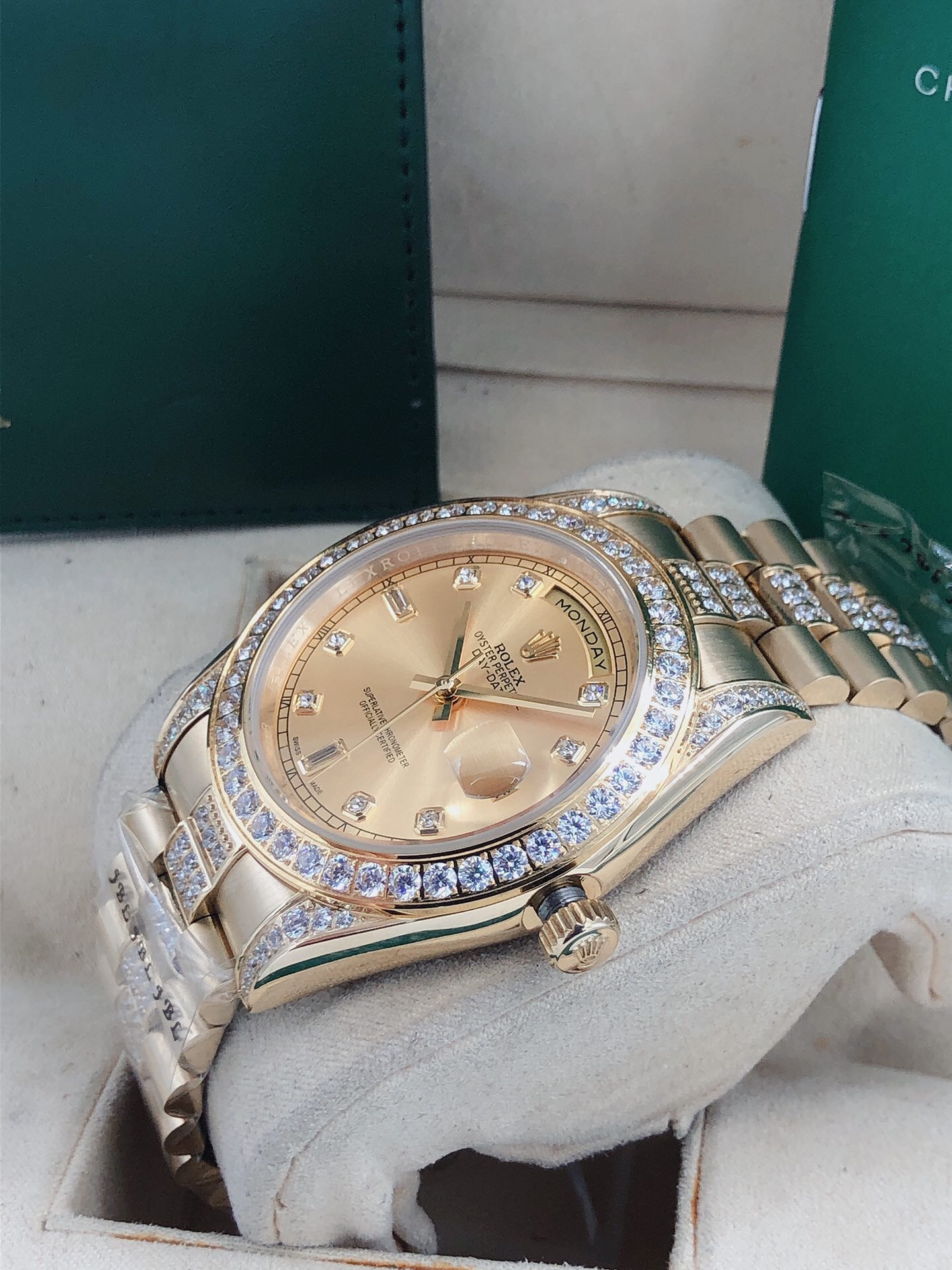 Replica Rolex DayDate 904l Stainless Steel Automatic Mechanical Watch 40mm