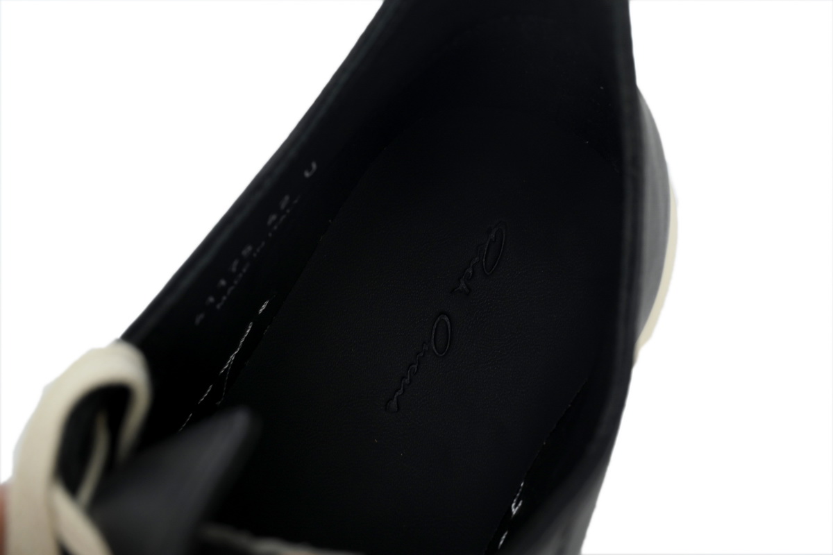 Replica Rick Owens Shoe Rick Owens Low ‘Black Milk’