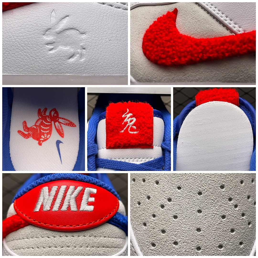 Replica Nike Dunk SB Shoe NK Dunk Low Year of the Rabbit  FD4203-161 Size 36-46