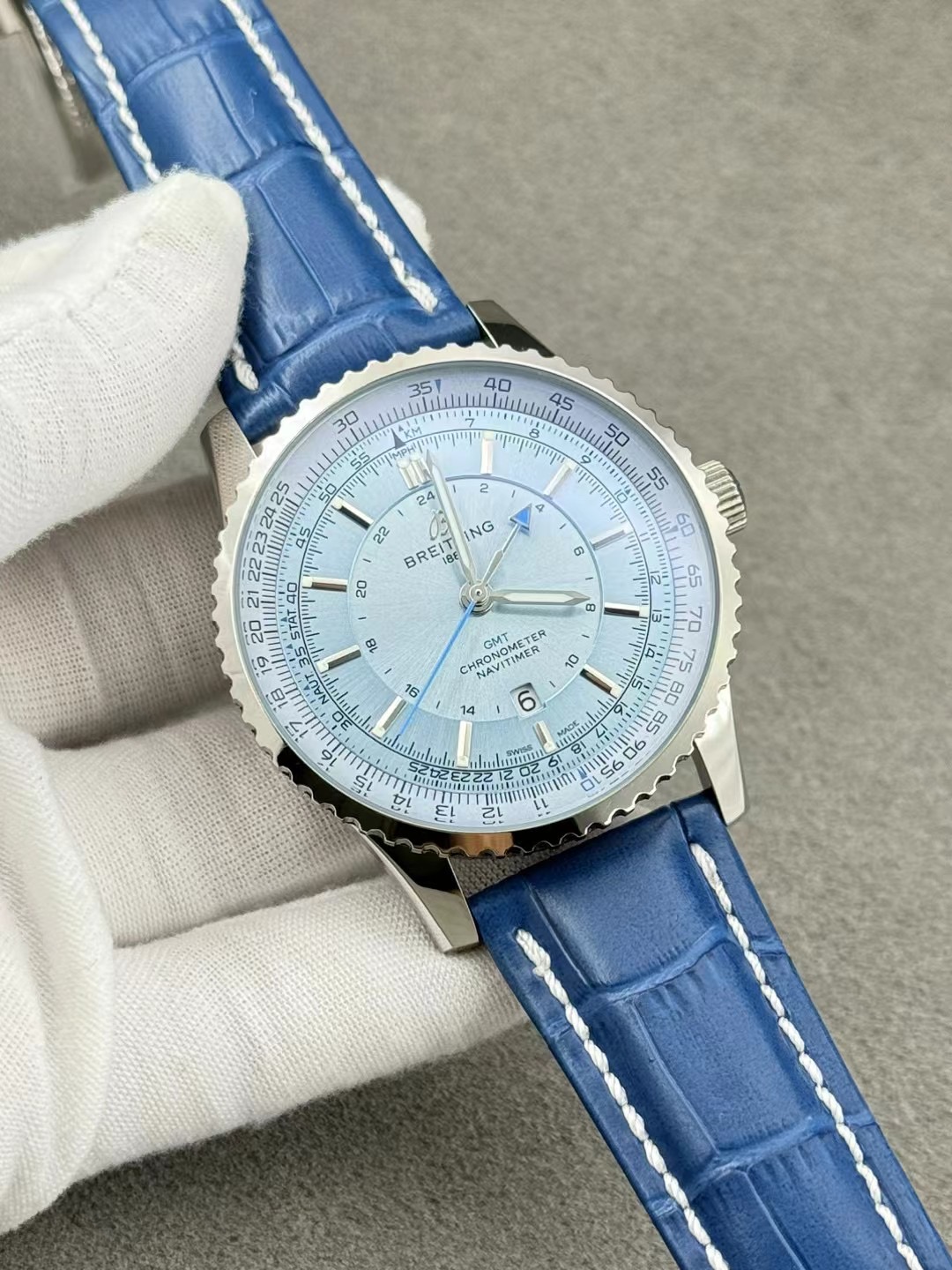 Replica BREITLING 904l Stainless Steel Automatic Machine Watch 45MM