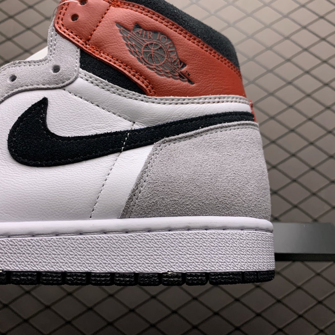 Replica Air Jordan Shoe Air Jordan 1 High Zoom Smoke Grey 555088-126 40-47
