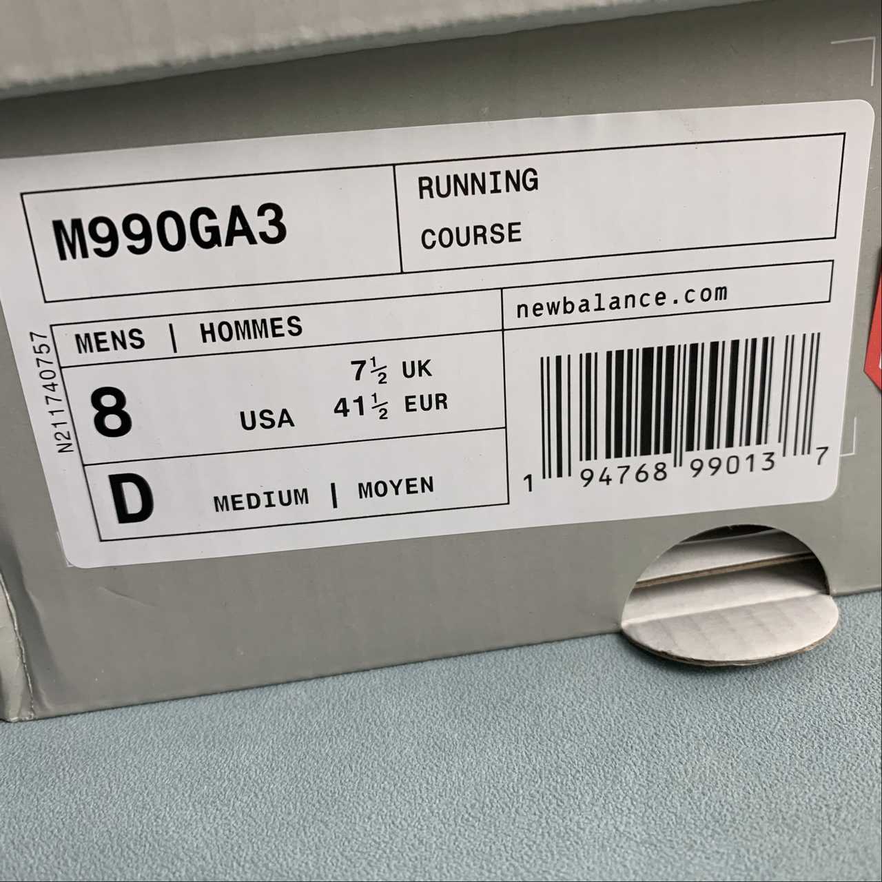 Replica New Balance Shoe New Balance NB990 M990GA3 36-46
