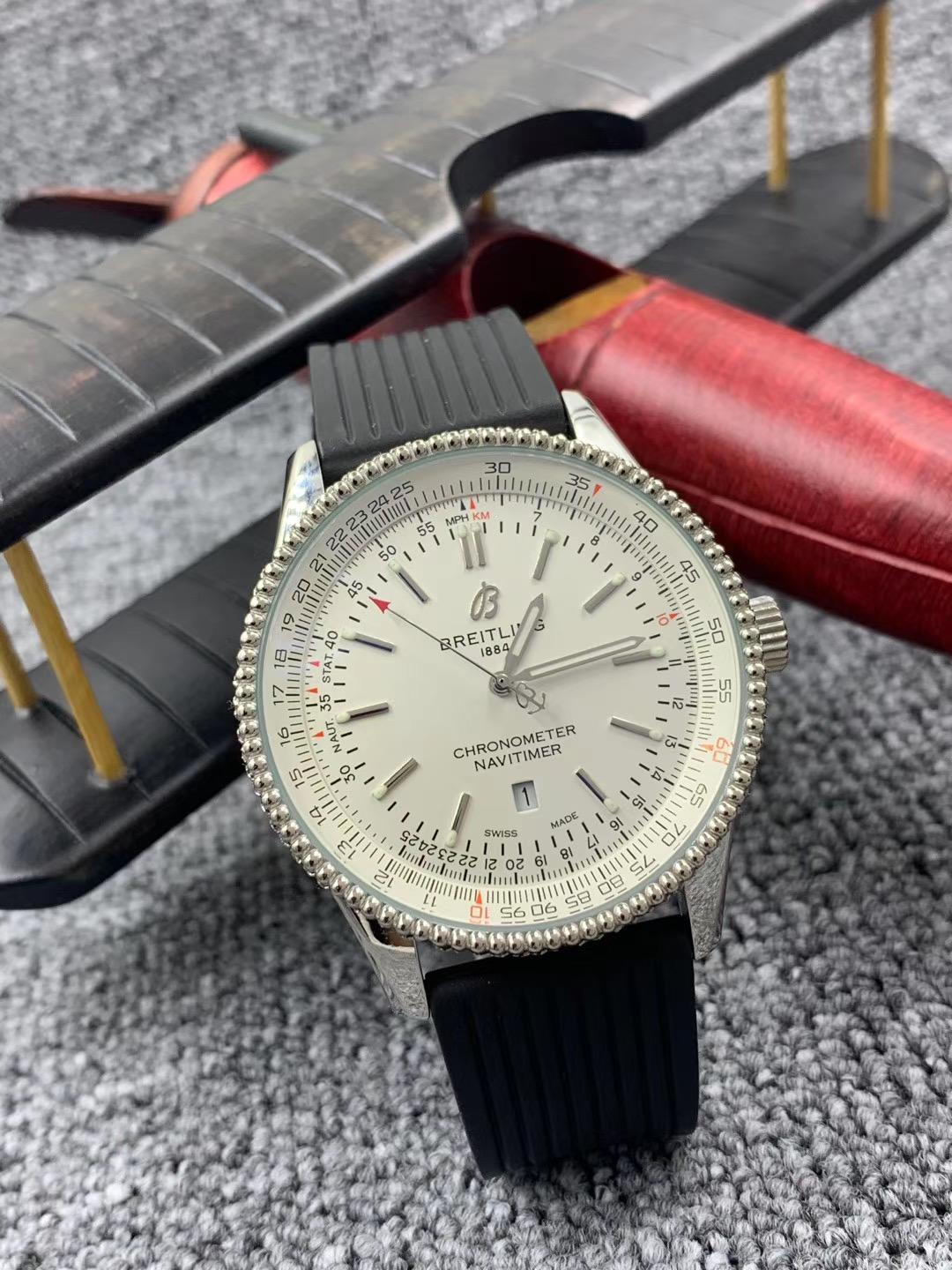 Replica BREITLING 904l Stainless Steel Automatic Machine Watch 46MM