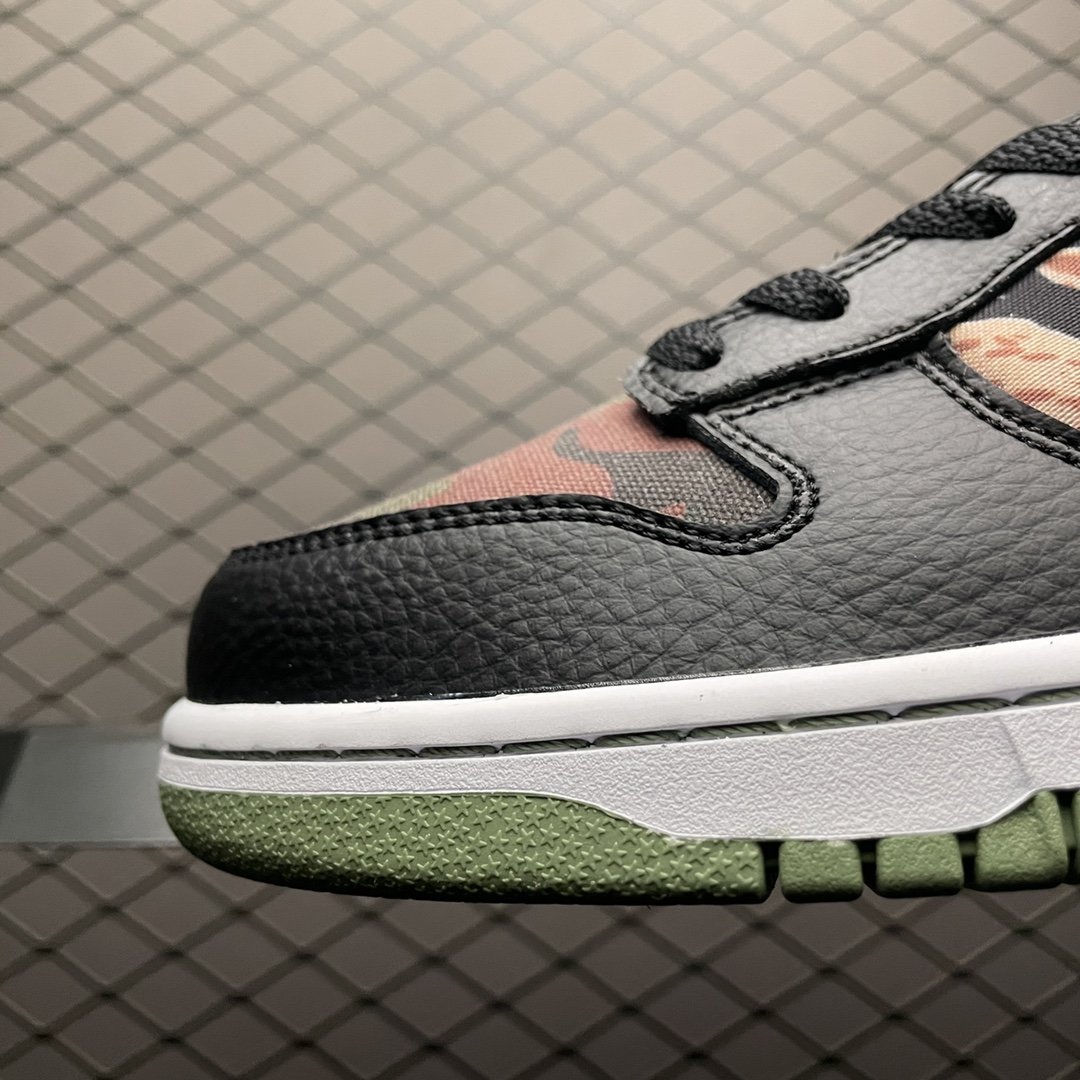 Replica Nike Dunk SB Shoe Nike Dunk LowBlack Multi Camo DH0957-001 36-46