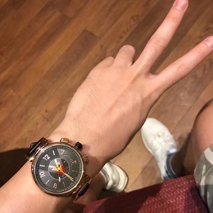 Replica LOUIS VUITTON LV 904l Stainless Steel Quartz Watch 42MM