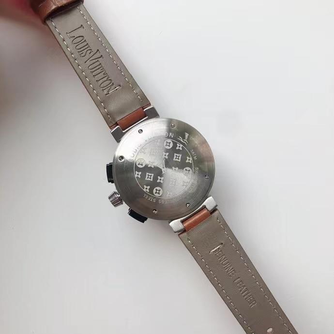 Replica LOUIS VUITTON LV 904l Stainless Steel Quartz Watch 43MM