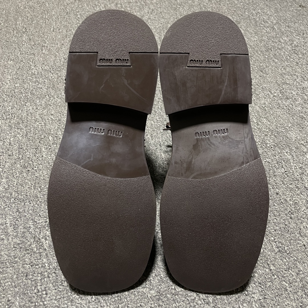 Replica MiuMiu Shoe MiuMiu FW24 New Arrival Brown