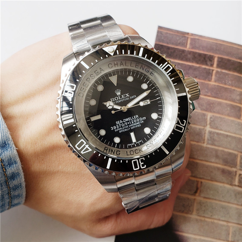Replica Rolex Sea Dweller 904l Stainless Steel Automatic Mechanical Watch 52mm
