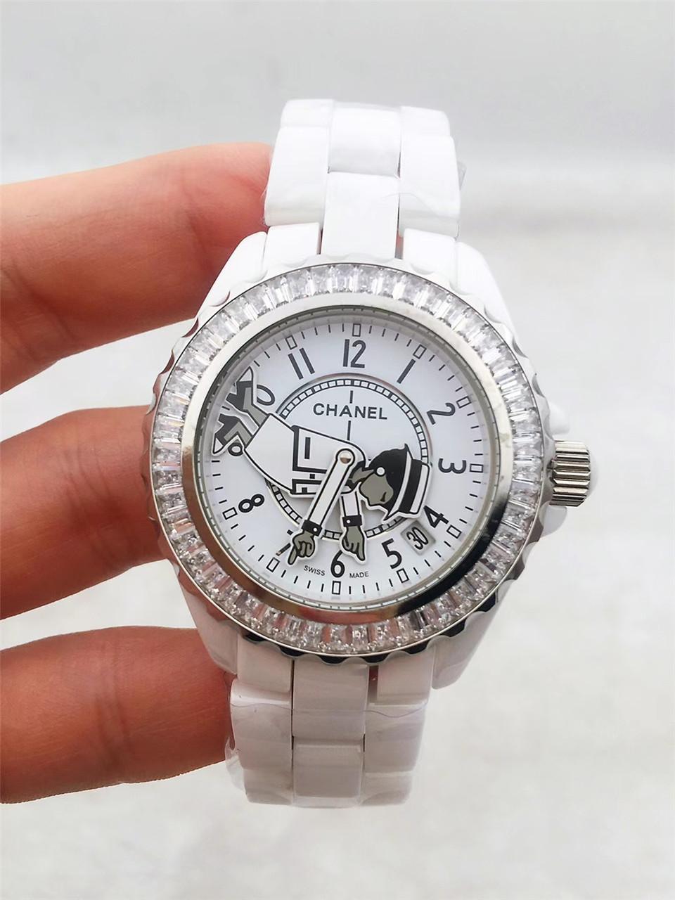 Replica CHANEL 904l Stainless Steel Quartz Watch 33MM 38MM